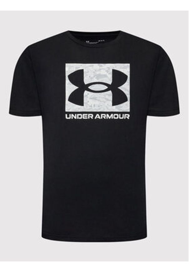 Under Armour T-Shirt Ua Abc 1361673 Czarny Relaxed Fit. Kolor: czarny. Materiał: bawełna