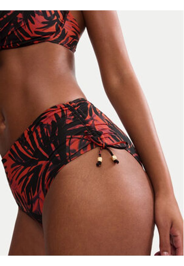 Triumph Dół od bikini Summer Palm 10227224 Brązowy. Kolor: brązowy. Materiał: syntetyk