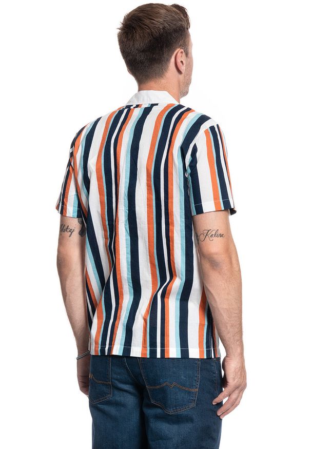 Lee - MĘSKA KOSZULA LEE SS BOWLING SHIRT REGULAR FIT DESERT ORANGE L68BTAOB 112117037
