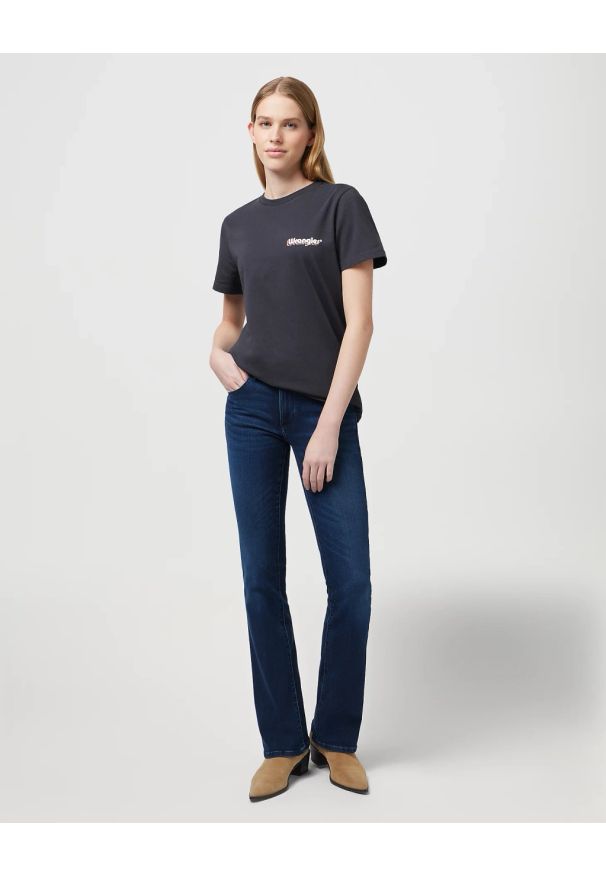 Wrangler - DAMSKIE SPODNIE WRANGLER BOOTCUT NIGHTSHADE 112342797