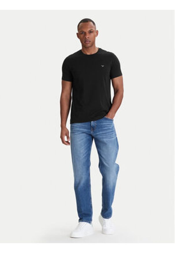 Emporio Armani Underwear Komplet t-shirtów EM000391 AF18881 MC005 Czarny Slim Fit. Kolor: czarny. Materiał: bawełna