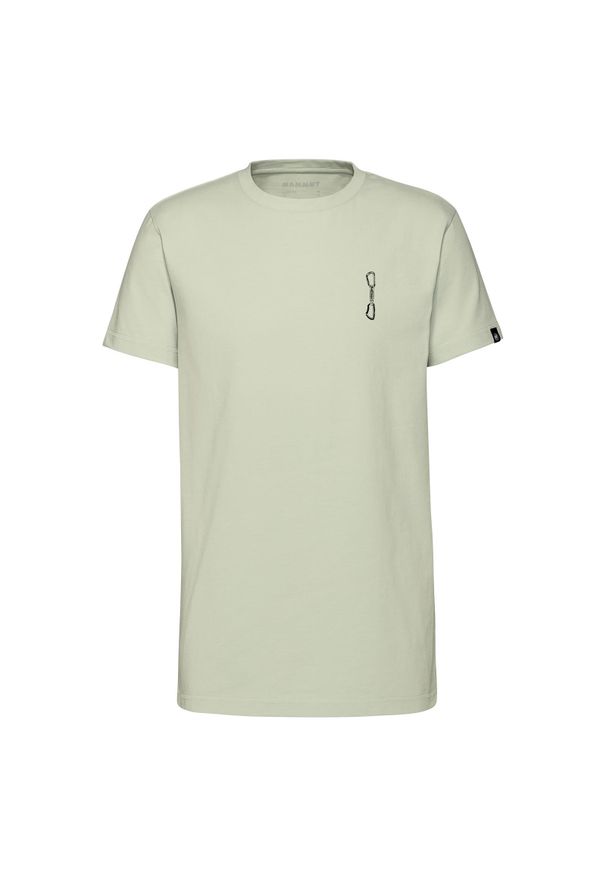 Koszulka męska Mammut Massone Quickdraw. Kolor: brązowy. Materiał: bawełna. Sport: joga i pilates, taniec