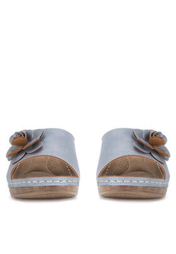 Clara Barson Klapki WYL05010-29 Niebieski. Kolor: niebieski. Materiał: syntetyk