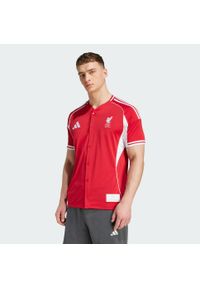 Adidas - Koszulka Liverpool FC US Pack. Kolor: czerwony. Sport: piłka nożna