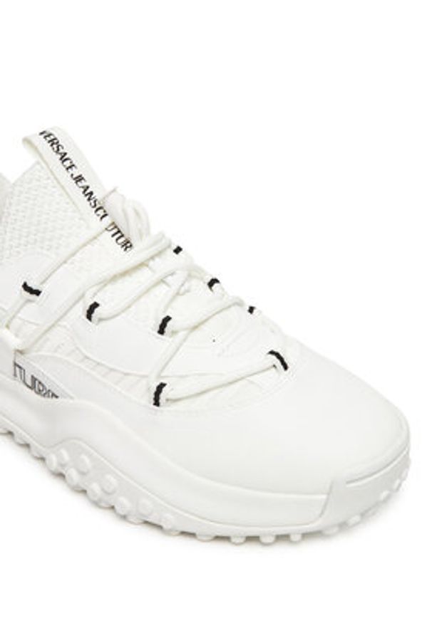 Versace Jeans Couture Sneakersy 78YA3SN2 Biały. Kolor: biały. Materiał: materiał