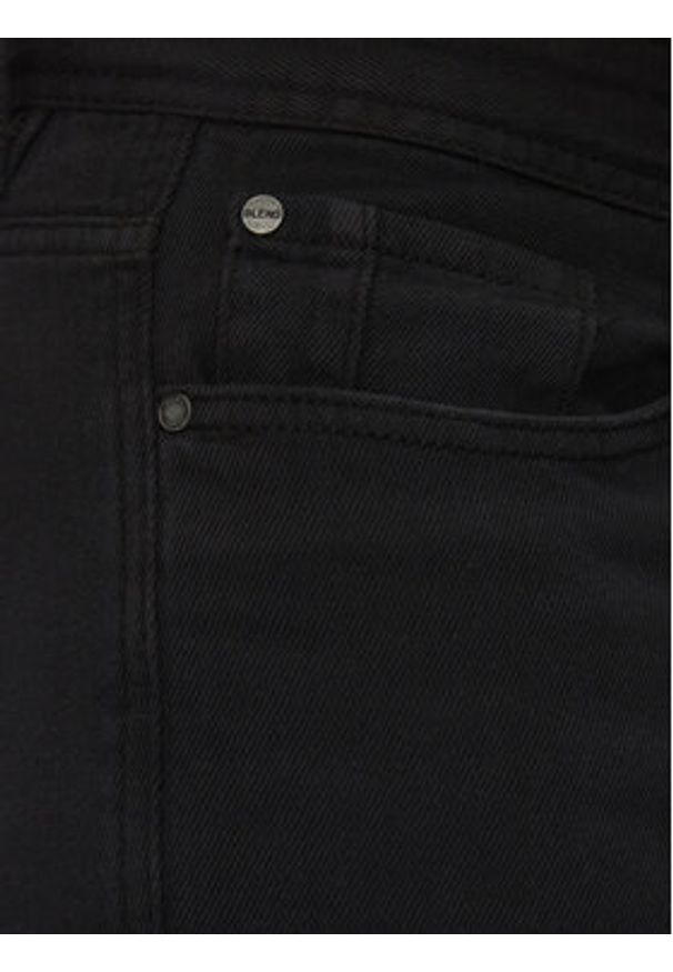 Blend Szorty jeansowe 20718128 Czarny Regular Fit. Kolor: czarny. Materiał: bawełna