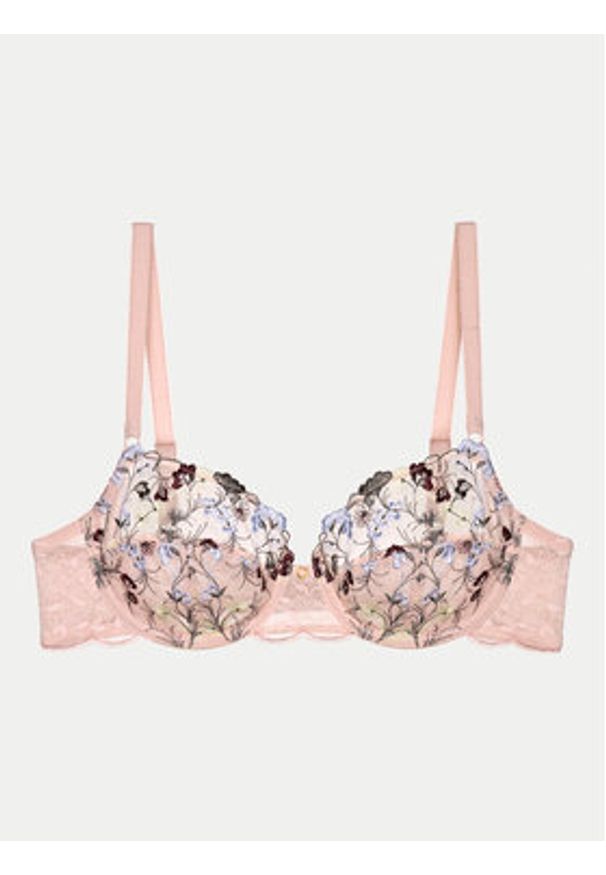 Triumph Biustonosz balkonetka Sensual Spotlight 10219847 Beżowy. Kolor: beżowy. Materiał: syntetyk