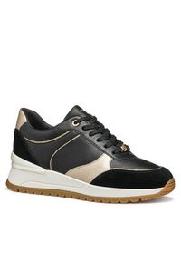 Geox Sneakersy D Desya D5500A 08522 C9258 Czarny. Kolor: czarny. Materiał: skóra