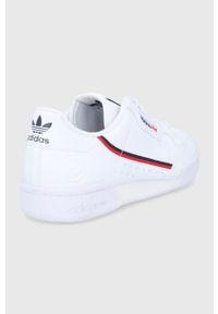 adidas Originals buty Continental 80 Vegan kolor biały. Nosek buta: okrągły. Zapięcie: sznurówki. Kolor: biały. Materiał: guma #3
