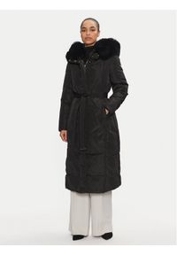 Rinascimento Płaszcz zimowy CFC0118607003 Czarny Regular Fit. Kolor: czarny. Materiał: syntetyk. Sezon: zima