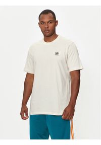 Adidas - adidas T-Shirt Trefoil Essentials IZ2102 Écru Regular Fit. Materiał: bawełna