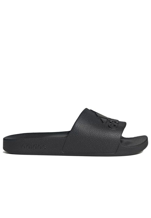 Adidas - Klapki męskie adidas Sportswear Adilette Aqua IF7371 - czarne. Zapięcie: pasek. Kolor: czarny. Materiał: syntetyk. Sezon: lato. Sport: turystyka piesza, pływanie