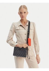 Guess Saszetka HMMILO P6157 Czarny. Kolor: czarny. Materiał: skóra #1