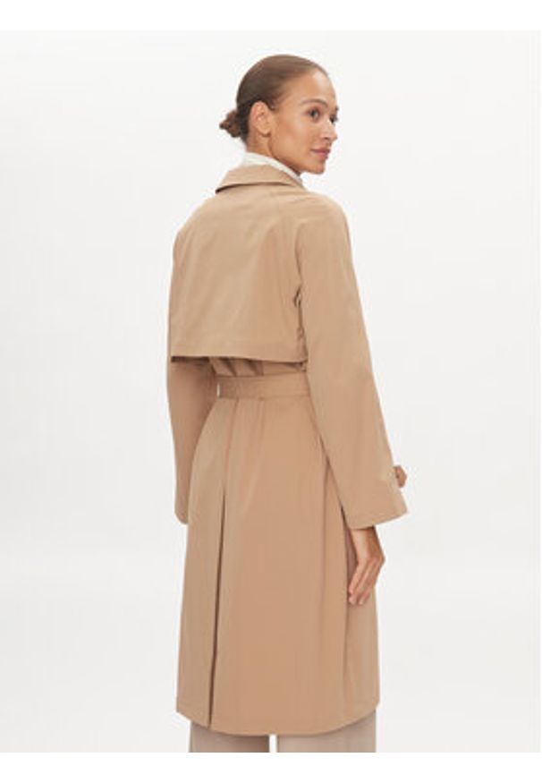 only - ONLY Trencz Orchid 15308598 Beżowy Regular Fit. Kolor: beżowy. Materiał: syntetyk