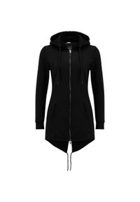 Urban Classics - Parka Dresowa Dla Kobiet. Kolor: czarny. Materiał: dresówka #1
