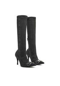 Diesel Kozaki D-Venus Kb D Y03366 P6901 T8013 Czarny. Kolor: czarny. Materiał: materiał #5