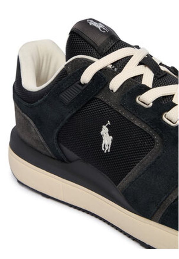 Polo Ralph Lauren Sneakersy Train 89 V2 809973975004 Czarny. Kolor: czarny. Materiał: zamsz, skóra