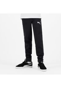 Spodnie dresowe dla dzieci Puma. Kolor: czarny. Materiał: dresówka