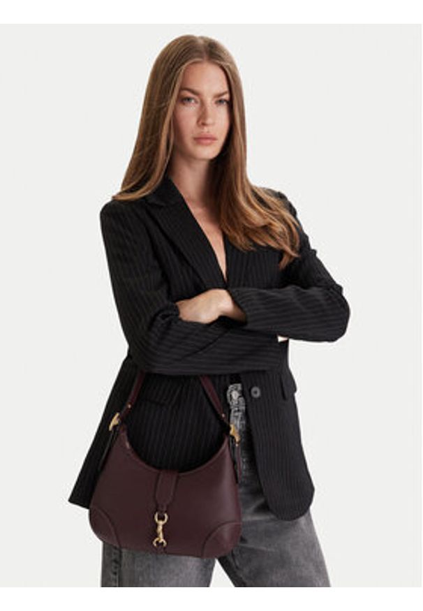 Coach Torebka Hamptons Hobo CW642 Fioletowy. Kolor: fioletowy. Materiał: skórzane