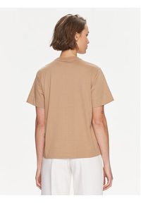 BOSS - Boss T-Shirt Elpha 50514737 Beżowy Regular Fit. Kolor: beżowy. Materiał: bawełna