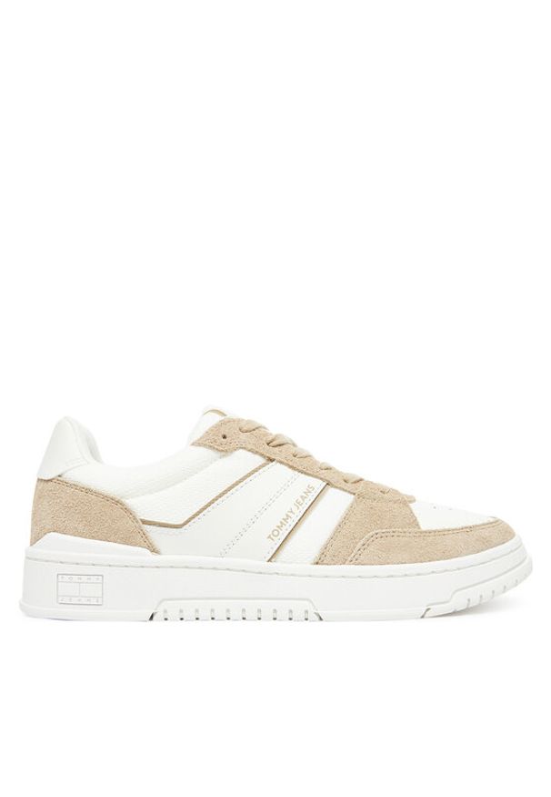 Tommy Jeans Sneakersy Tjm Cupsole Pods EM0EM01579 Biały. Kolor: biały. Materiał: skóra
