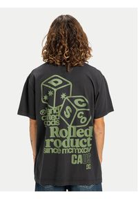 DC Shoes T-Shirt High Rollin EDYZT04367 Czarny Regular Fit. Kolor: czarny. Materiał: bawełna #4
