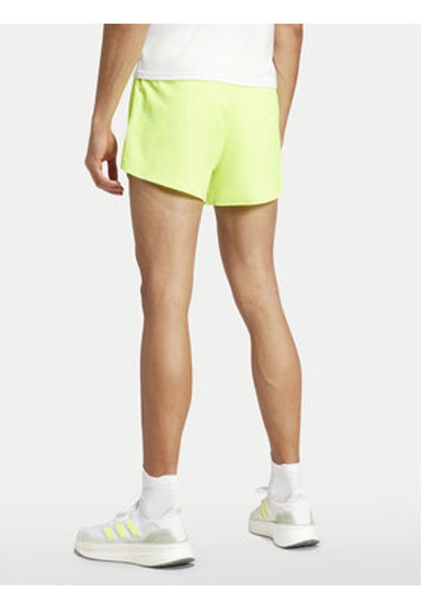 Adidas - adidas Szorty sportowe Adizero Essentials JF3492 Zielony Slim Fit. Kolor: zielony. Materiał: syntetyk