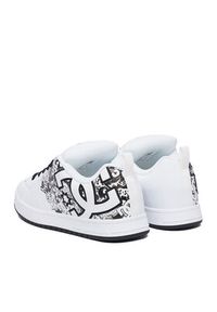DC Shoes Sneakersy CEOWB-MP40-160W Biały. Kolor: biały. Materiał: skóra #3