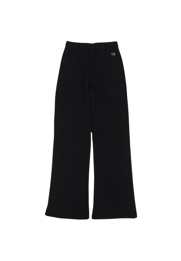 Spodnie damskie Champion Flare. Kolor: czarny. Materiał: dresówka. Sport: fitness