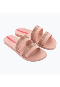 Klapki damskie Ipanema Mesh Slide. Kolor: różowy. Materiał: mesh