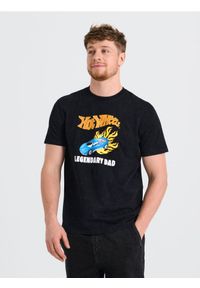 Sinsay - Koszulka Hot Wheels - czarny. Kolor: czarny