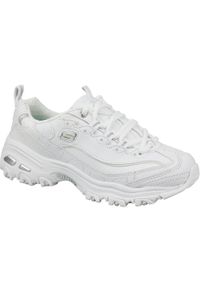 skechers - Tenisówki Skechers Model Dlites - Fresh Start Kolor Biały. Kolor: biały. Materiał: skóra ekologiczna, materiał. Sport: turystyka piesza