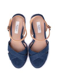 Pepe Jeans Espadryle Ohara Jeans PLS90458 Granatowy. Kolor: niebieski. Materiał: materiał