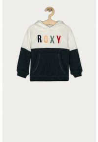 Roxy - Bluza dziecięca 104-176 cm. Okazja: na co dzień. Kolor: niebieski. Materiał: materiał. Wzór: aplikacja. Styl: casual