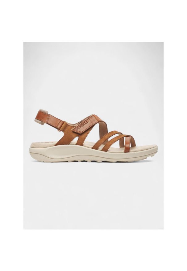 Sandały damskie Merrell Harbor Backstrap. Kolor: brązowy. Sezon: lato