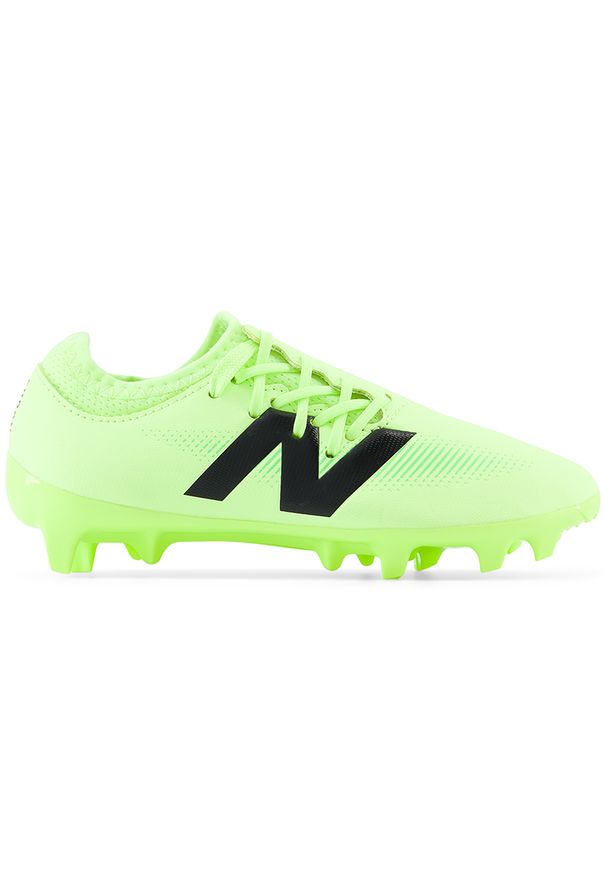 Korki dziecięce New Balance FURON V7+ DISPATCH JNR FG SJF3FL75 – zielone. Kolor: zielony. Materiał: syntetyk, materiał. Szerokość cholewki: normalna