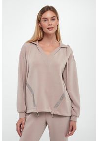 Liu Jo - Bluza damska z kapturem LIU JO. Typ kołnierza: kaptur #3