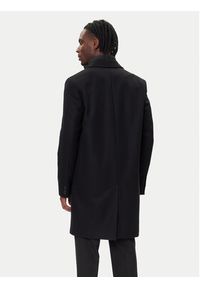 Hugo - HUGO Płaszcz wełniany Milogan2541 50546546 Czarny Regular Fit. Kolor: czarny. Materiał: wełna #4