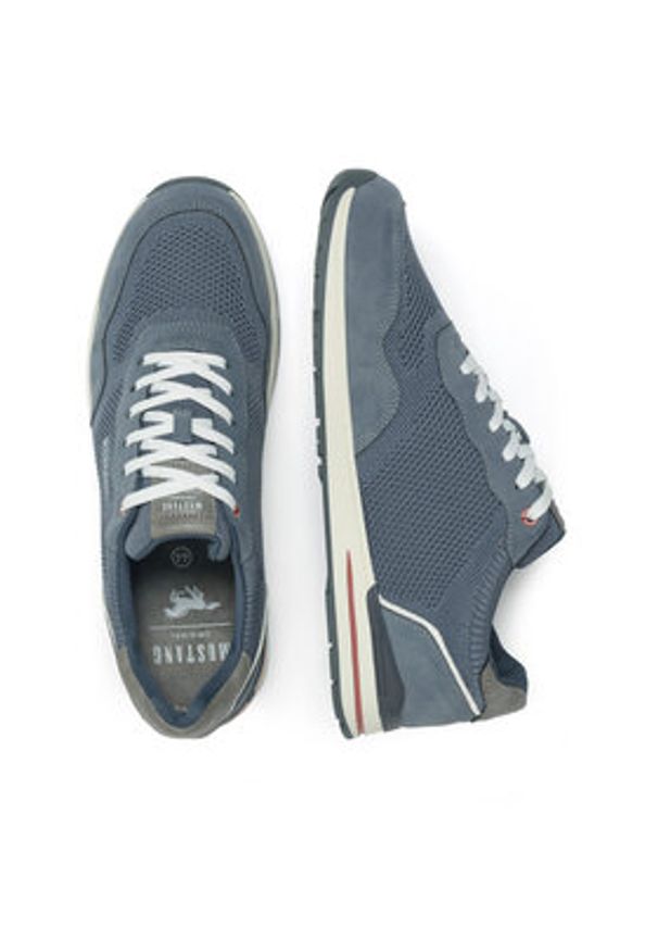 Mustang Sneakersy 4154-317-8 Niebieski. Kolor: niebieski. Materiał: materiał