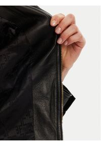 Elisabetta Franchi Kurtka skórzana GD-46Z-51E2-V1300 Czarny Regular Fit. Kolor: czarny. Materiał: skóra #5