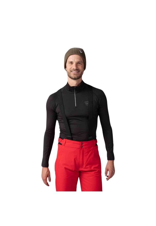 Koszulka termoaktywna Rossignol Classique 1/2 Zip czarna. Kolor: czarny. Sezon: zima. Sport: narciarstwo