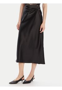 Rinascimento Spódnica midi CFC0125416003 Czarny Regular Fit. Kolor: czarny. Materiał: syntetyk