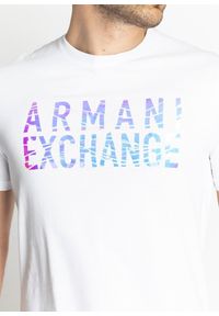 Koszulka męska Armani Exchange (3KZTGF ZJBVZ 1100). Kolor: biały #3