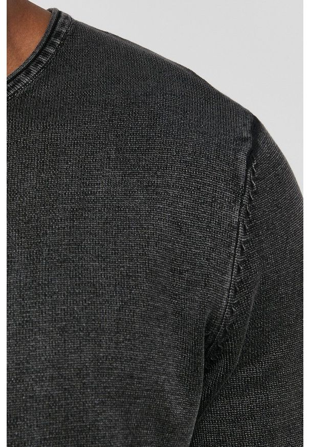 PRODUKT by Jack & Jones - Produkt by Jack & Jones Sweter męski kolor szary. Okazja: na co dzień. Kolor: szary. Materiał: dzianina. Styl: casual
