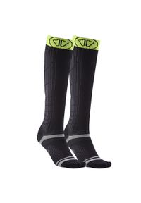 SIDAS - Skarpety do biegania dla doroslych Sidas Endurance Racing Knee wysokosc kolano. Kolor: czarny, wielokolorowy, zielony. Materiał: poliamid, elastan. Sport: bieganie #1