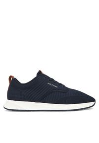 TOMMY HILFIGER - Tommy Hilfiger Sneakersy Newport 3D Premium FM0FM05527 Granatowy. Kolor: niebieski. Materiał: materiał
