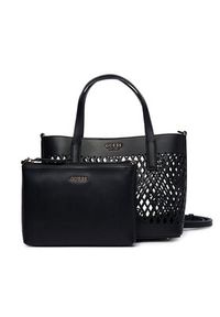 Guess Torebka Letty Mini HWPG99 11750 Czarny. Kolor: czarny. Materiał: skórzane #7