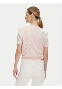 Guess Sweter W5GR05 Z3D60 Różowy Regular Fit. Kolor: różowy. Materiał: wiskoza