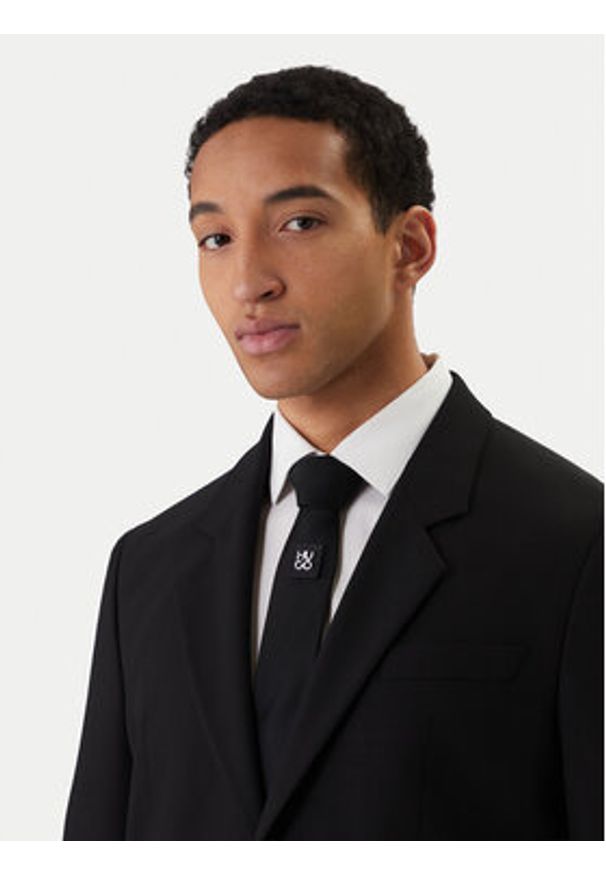 Hugo - HUGO Garnitur Karlo-Flips251X 50549657 Czarny Modern Fit. Kolor: czarny. Materiał: syntetyk