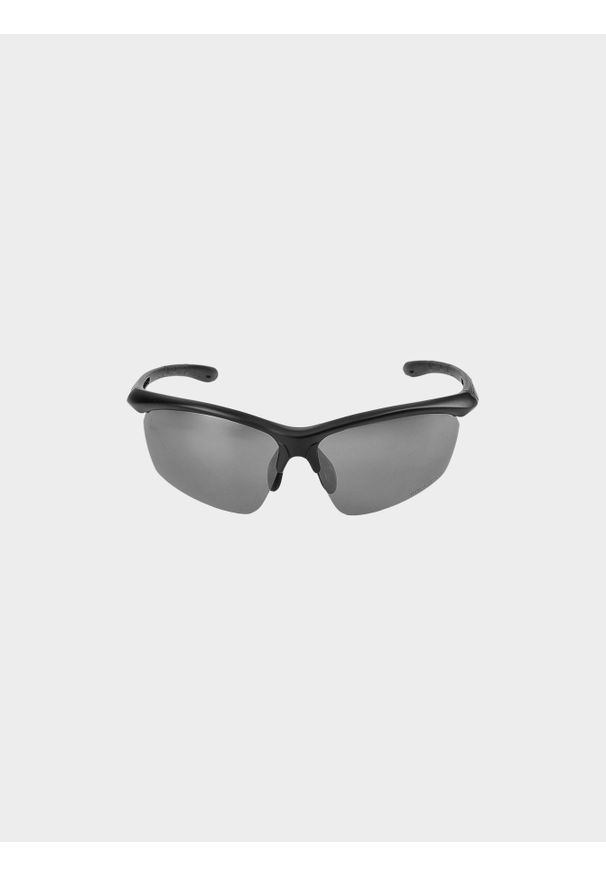 4f - Okulary przeciwsłoneczne z polaryzacją uniseks - czarne. Kolor: czarny